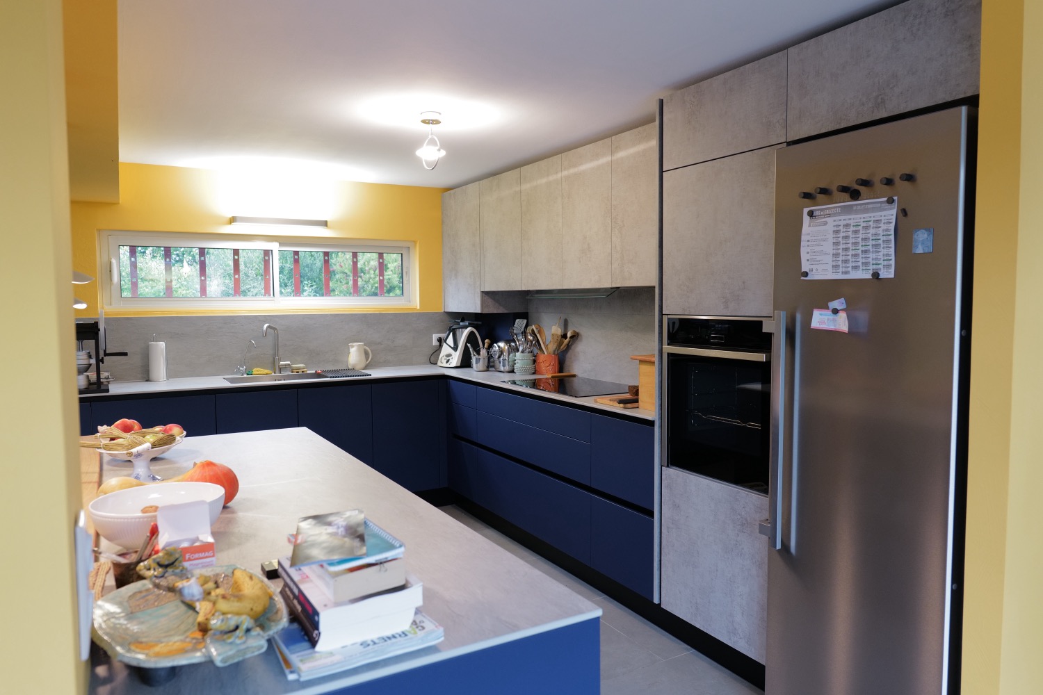 Nouvelle cuisine villa Roquefort – îlot central convivial RC Design Intérieur